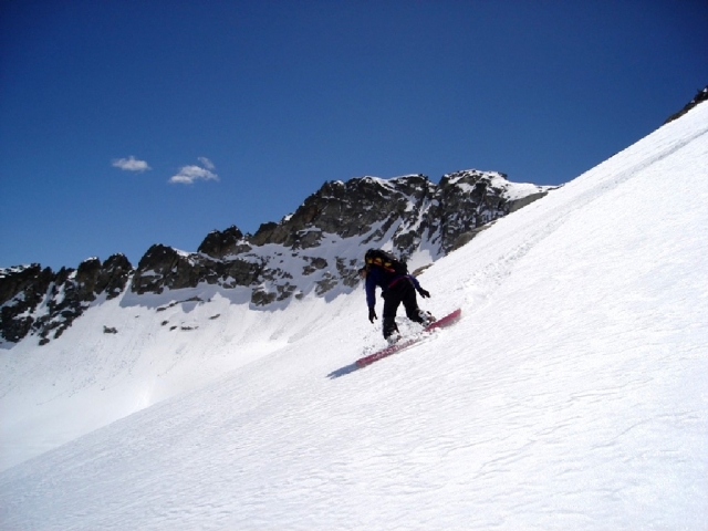  Mountain snowboard at three thousand meters 